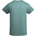Dusty Blue - Back - Roly Mens Breda Plain T-Shirt