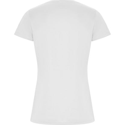 White - Back - Roly Womens-Ladies Imola Sports T-Shirt