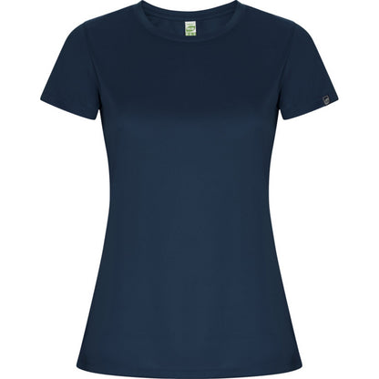 Navy Blue - Front - Roly Womens-Ladies Imola Sports T-Shirt