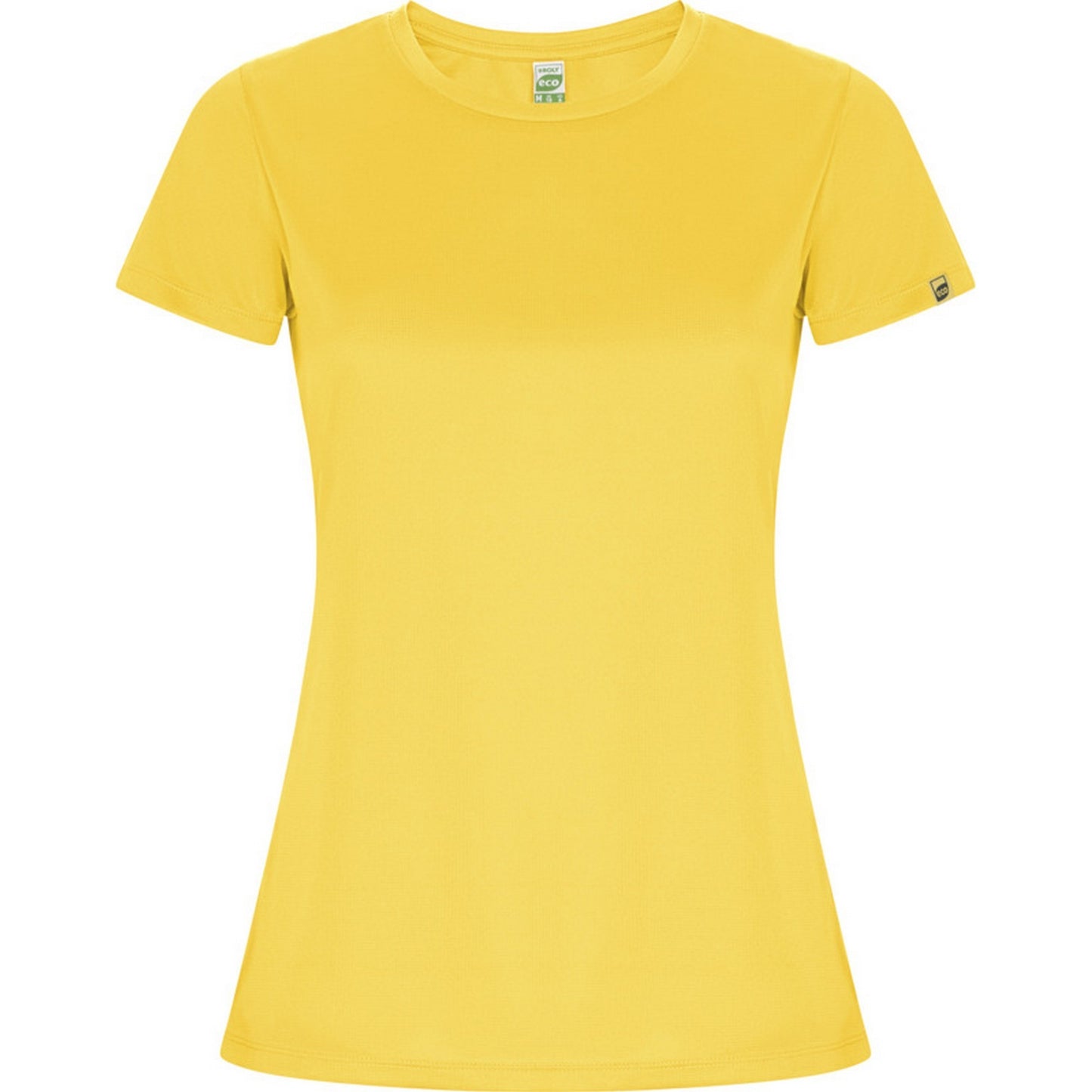 Yellow - Front - Roly Womens-Ladies Imola Sports T-Shirt