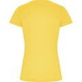 Yellow - Back - Roly Womens-Ladies Imola Sports T-Shirt