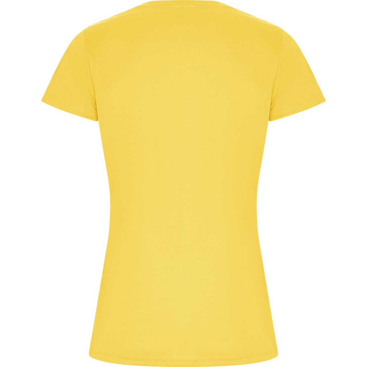 Yellow - Back - Roly Womens-Ladies Imola Sports T-Shirt