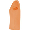 Fluorescent Orange - Side - Roly Womens-Ladies Imola Sports T-Shirt