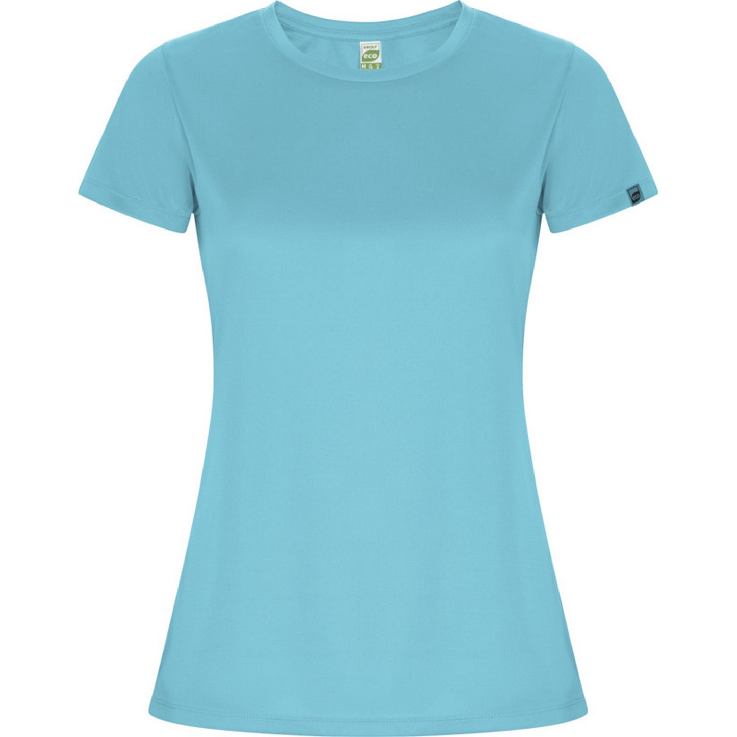 Turquoise - Front - Roly Womens-Ladies Imola Sports T-Shirt
