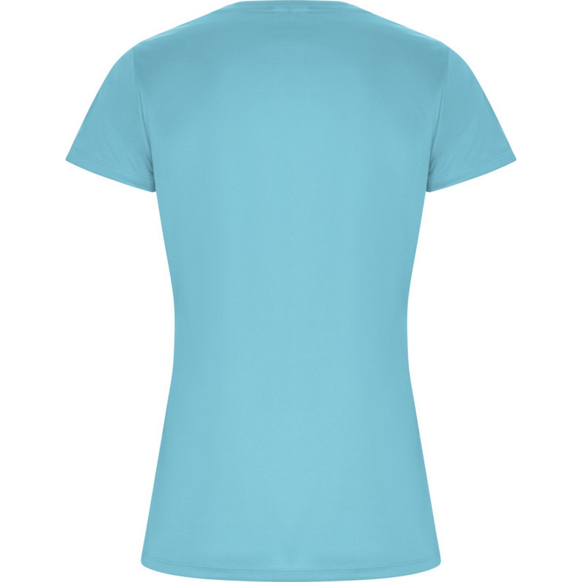 Turquoise - Back - Roly Womens-Ladies Imola Sports T-Shirt
