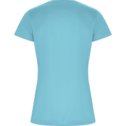 Turquoise - Back - Roly Womens-Ladies Imola Sports T-Shirt