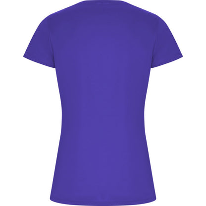Mauve - Back - Roly Womens-Ladies Imola Sports T-Shirt