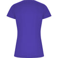 Mauve - Back - Roly Womens-Ladies Imola Sports T-Shirt