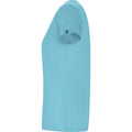 Turquoise - Side - Roly Womens-Ladies Imola Sports T-Shirt