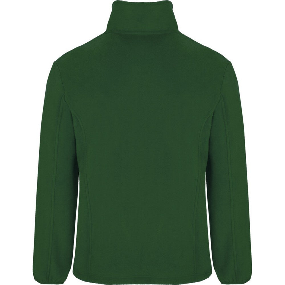 Bottle Green - Back - Roly Mens Artic Full Zip Fleece Jacket