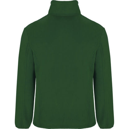 Bottle Green - Back - Roly Mens Artic Full Zip Fleece Jacket