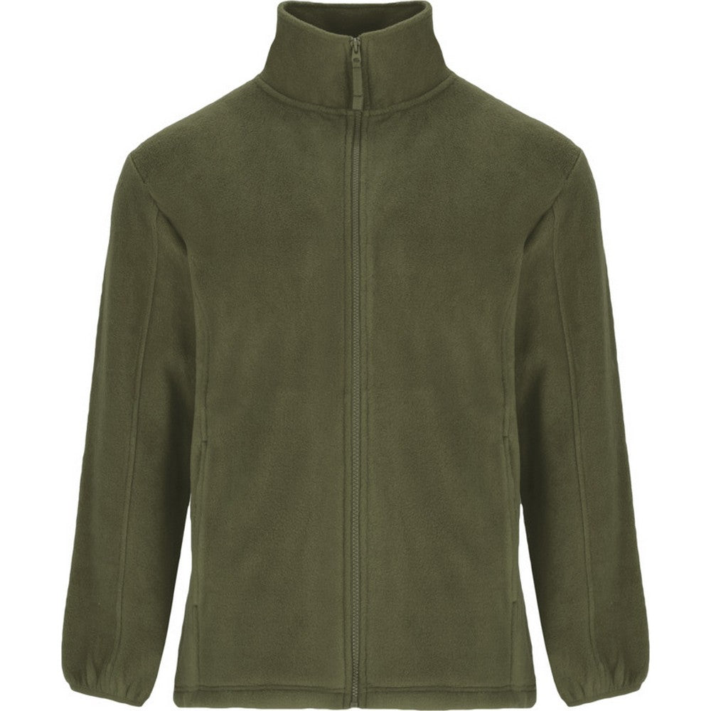 Pine Green - Front - Roly Mens Artic Full Zip Fleece Jacket