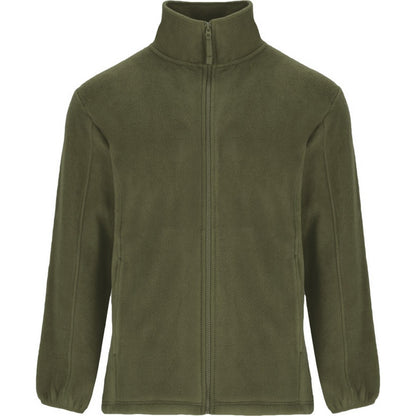 Pine Green - Front - Roly Mens Artic Full Zip Fleece Jacket