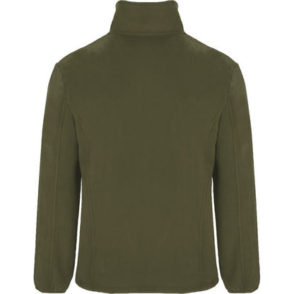 Pine Green - Back - Roly Mens Artic Full Zip Fleece Jacket