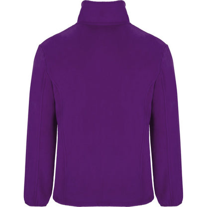 Purple - Back - Roly Mens Artic Full Zip Fleece Jacket