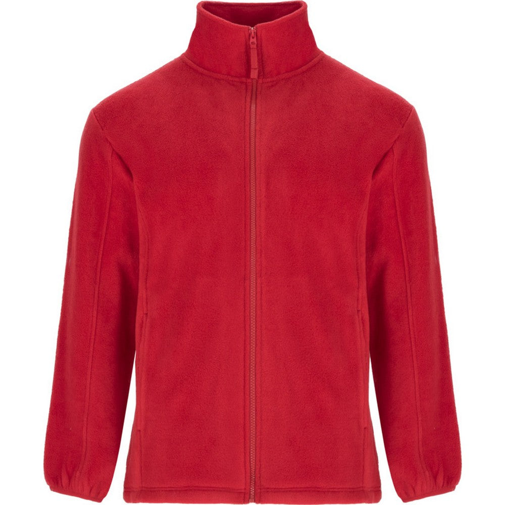 Red - Front - Roly Mens Artic Full Zip Fleece Jacket