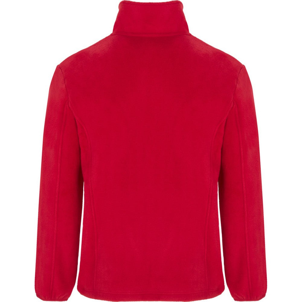 Red - Back - Roly Mens Artic Full Zip Fleece Jacket