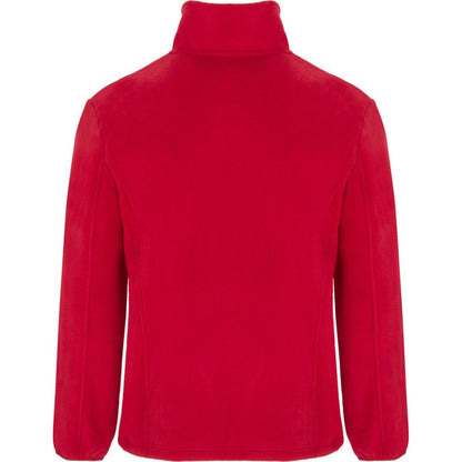 Red - Back - Roly Mens Artic Full Zip Fleece Jacket