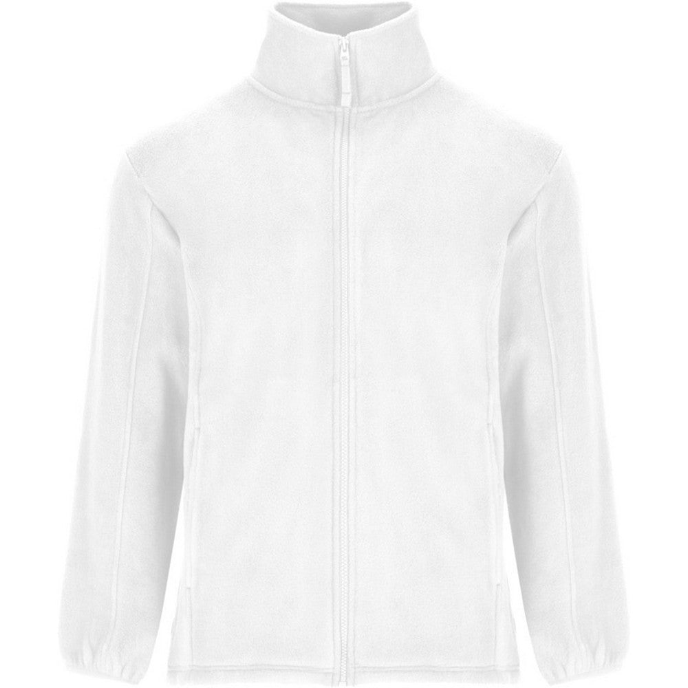 White - Front - Roly Mens Artic Full Zip Fleece Jacket
