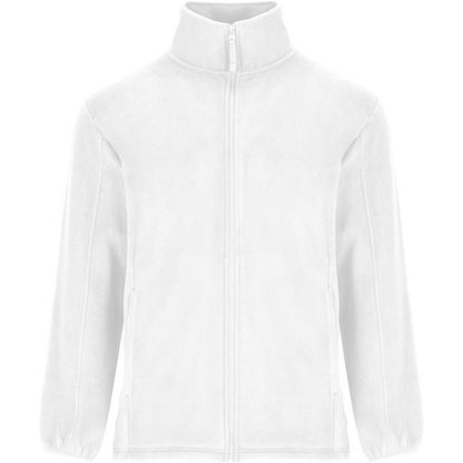 White - Front - Roly Mens Artic Full Zip Fleece Jacket