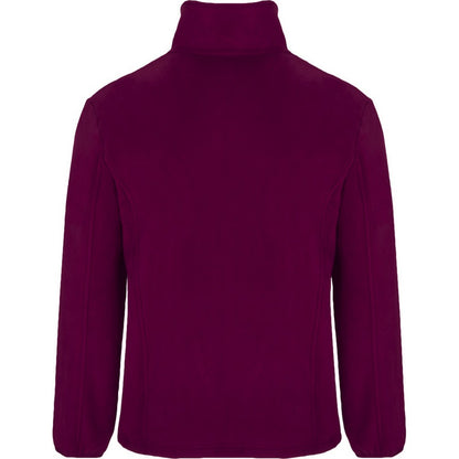 Garnet - Back - Roly Mens Artic Full Zip Fleece Jacket