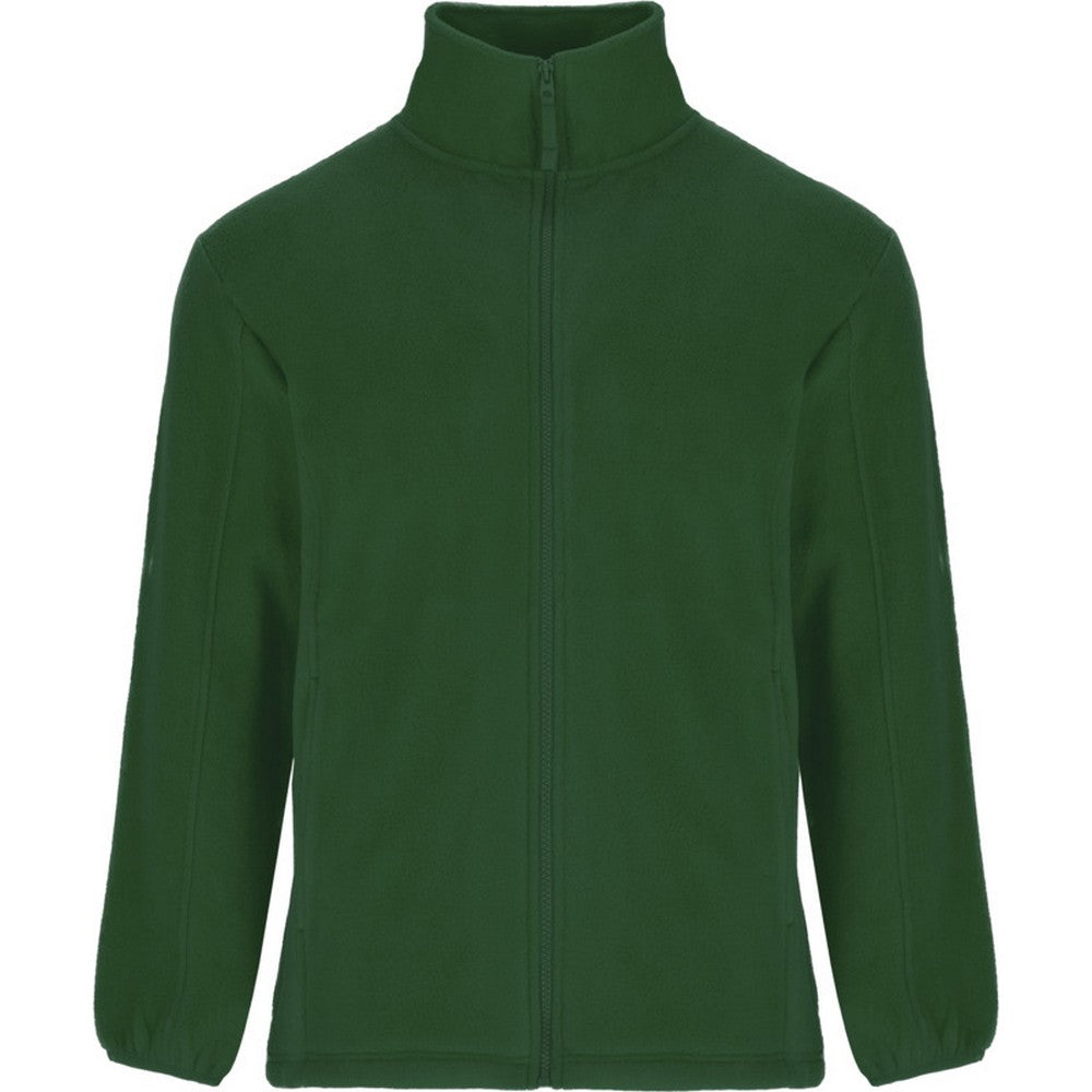 Bottle Green - Front - Roly Mens Artic Full Zip Fleece Jacket