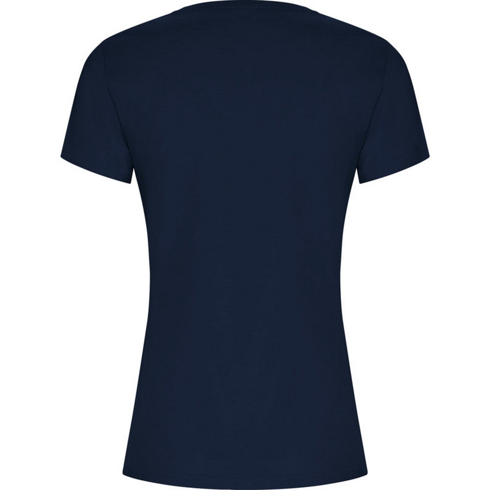Navy Blue - Back - Roly Womens-Ladies Golden T-Shirt