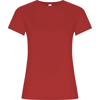 Red - Front - Roly Womens-Ladies Golden T-Shirt