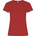 Red - Front - Roly Womens-Ladies Golden T-Shirt