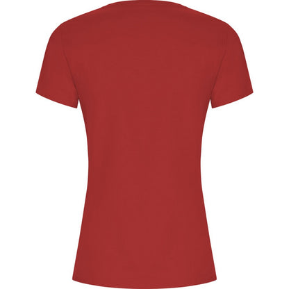 Red - Back - Roly Womens-Ladies Golden T-Shirt