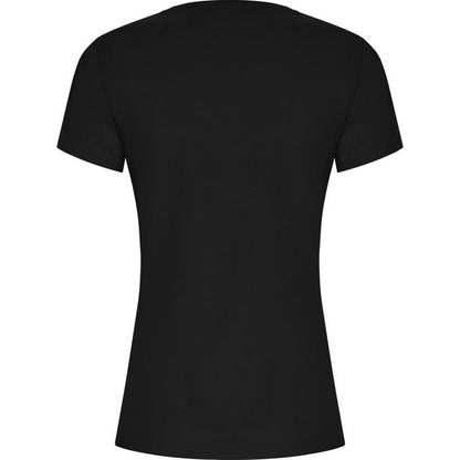 Solid Black - Back - Roly Womens-Ladies Golden T-Shirt
