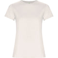 Vintage White - Front - Roly Womens-Ladies Golden T-Shirt