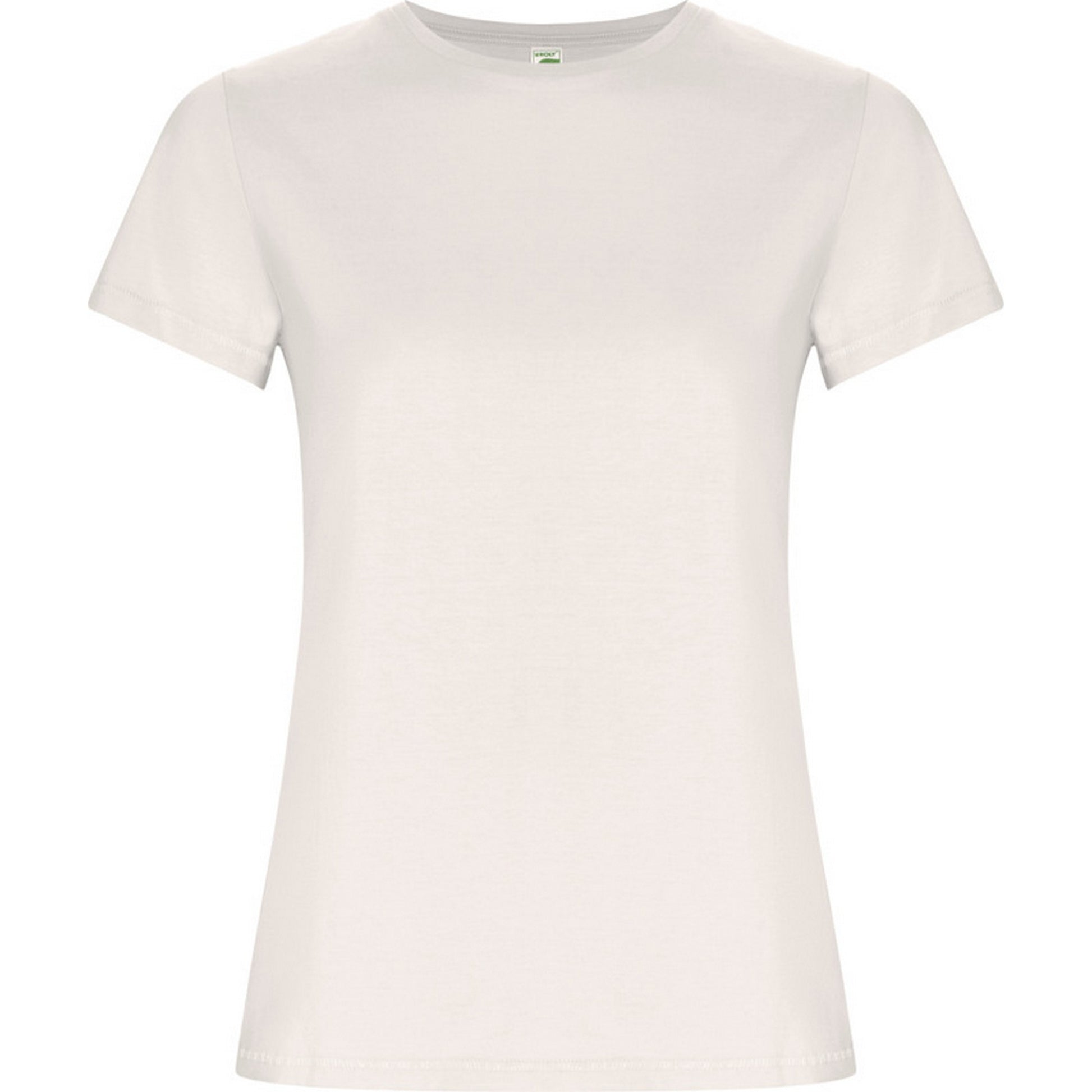 Vintage White - Front - Roly Womens-Ladies Golden T-Shirt