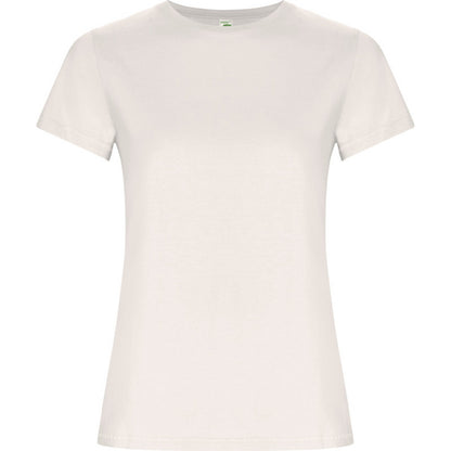 Vintage White - Front - Roly Womens-Ladies Golden T-Shirt