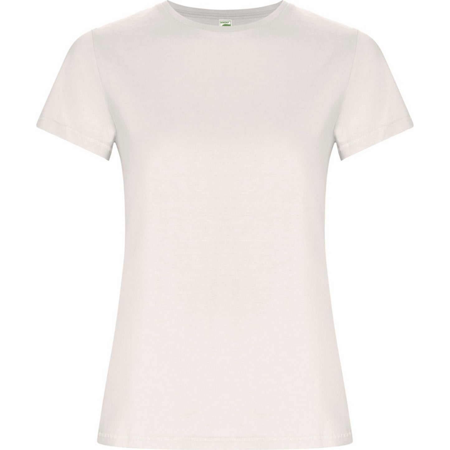 Vintage White - Front - Roly Womens-Ladies Golden T-Shirt
