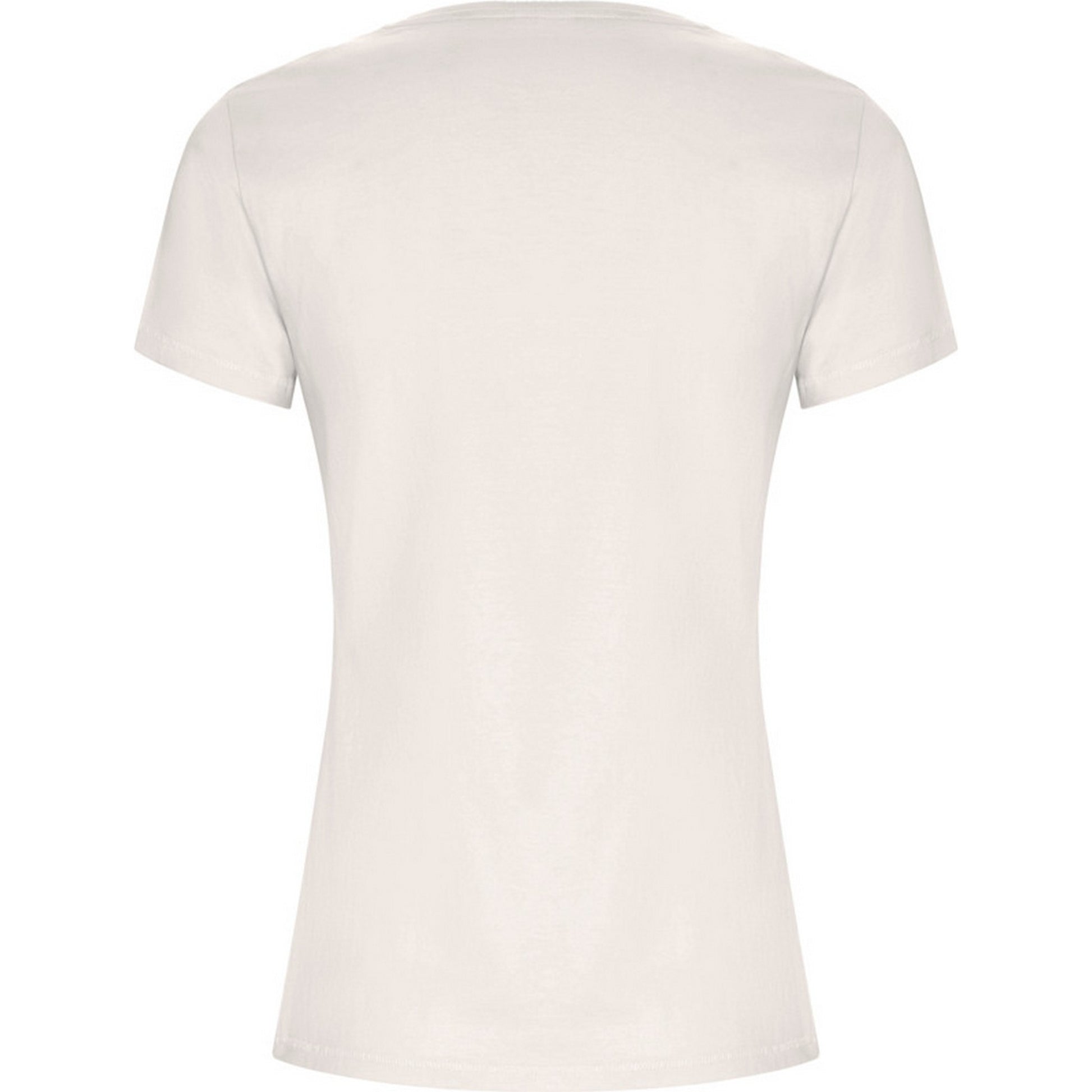 Vintage White - Back - Roly Womens-Ladies Golden T-Shirt