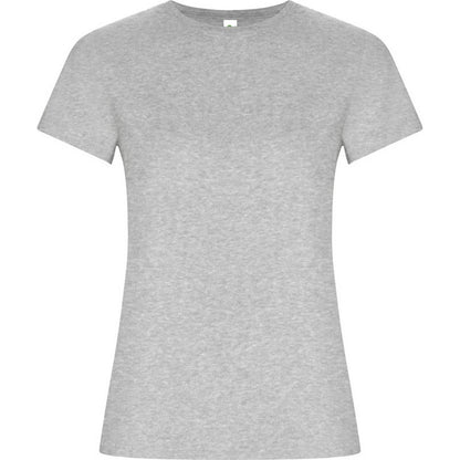 Grey Marl - Front - Roly Womens-Ladies Golden T-Shirt