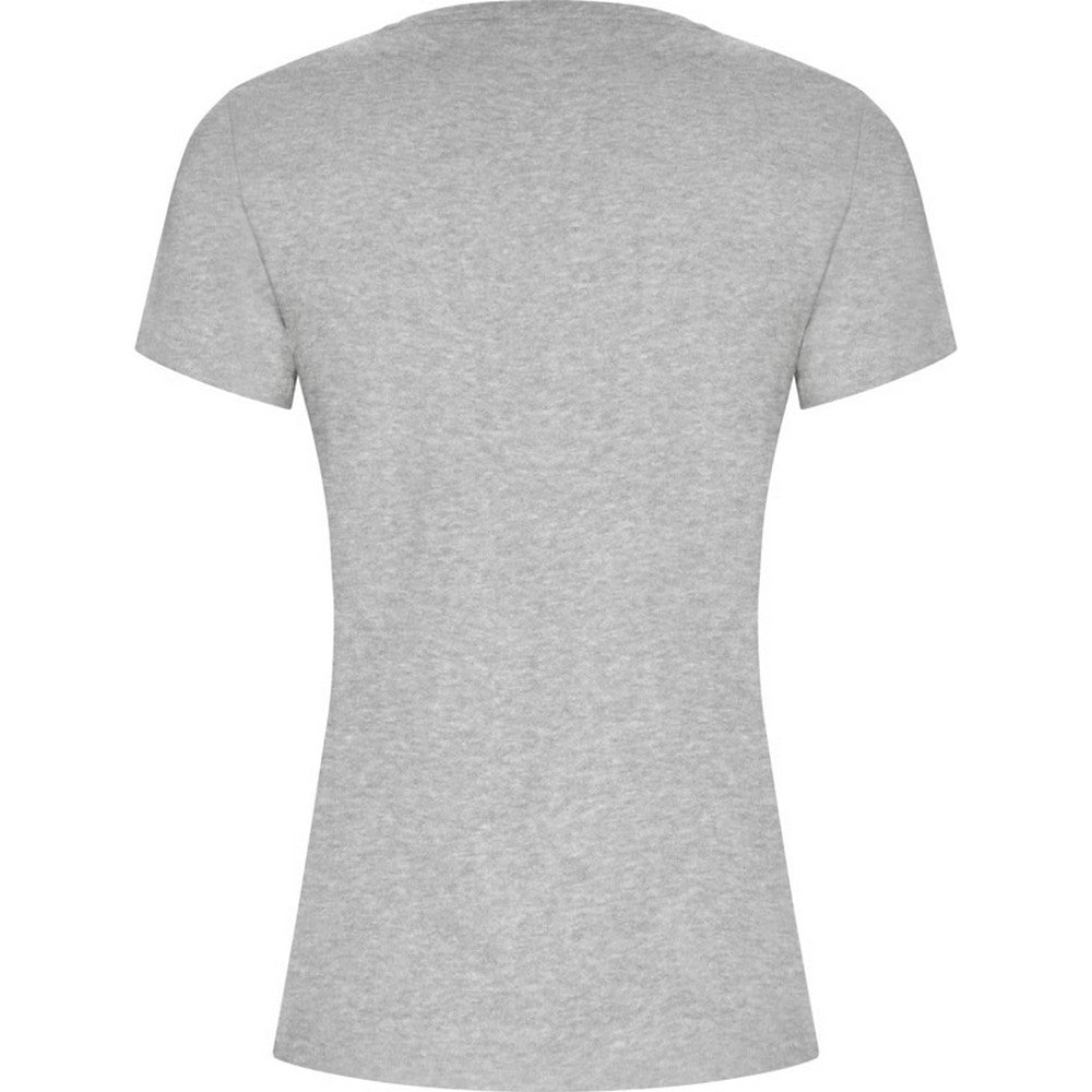 Grey Marl - Back - Roly Womens-Ladies Golden T-Shirt