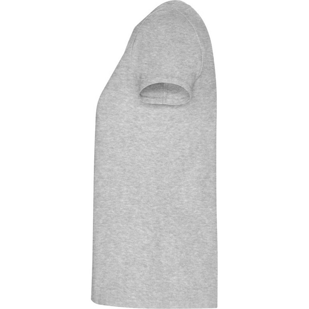 Grey Marl - Side - Roly Womens-Ladies Golden T-Shirt