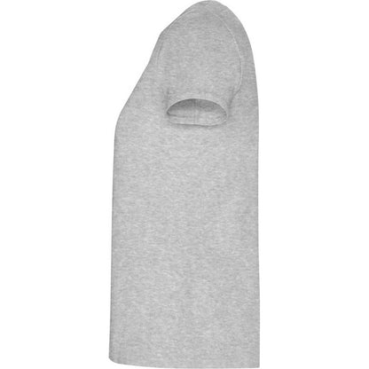 Grey Marl - Side - Roly Womens-Ladies Golden T-Shirt