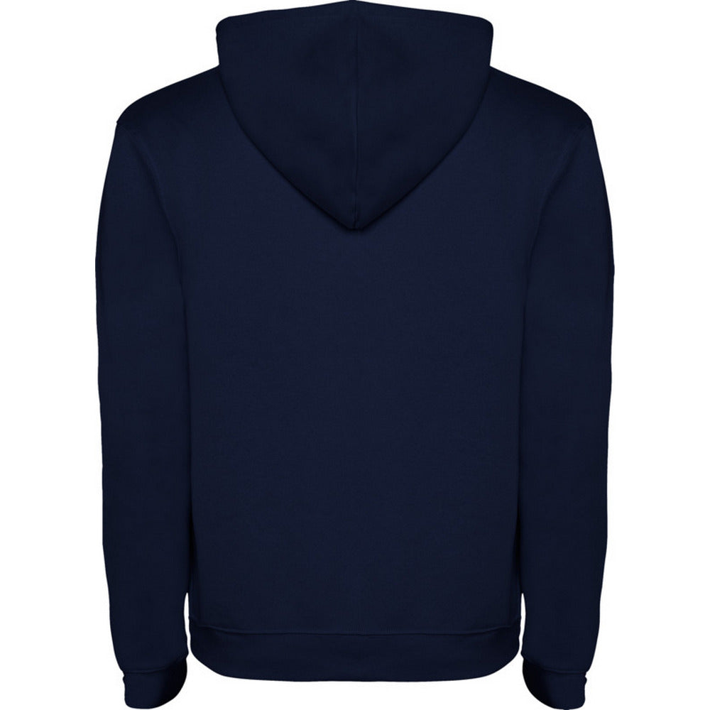 Navy Blue-Grey Marl - Back - Roly Childrens-Kids Urban Drawstring Hoodie