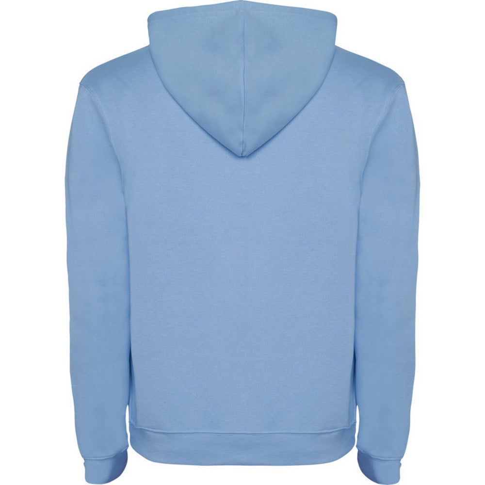 Sky Blue-White - Back - Roly Childrens-Kids Urban Drawstring Hoodie
