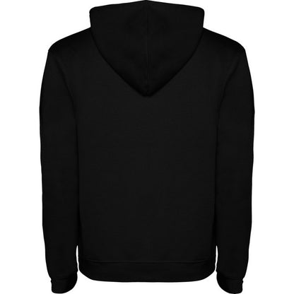 Solid Black-Grey Marl - Back - Roly Childrens-Kids Urban Drawstring Hoodie