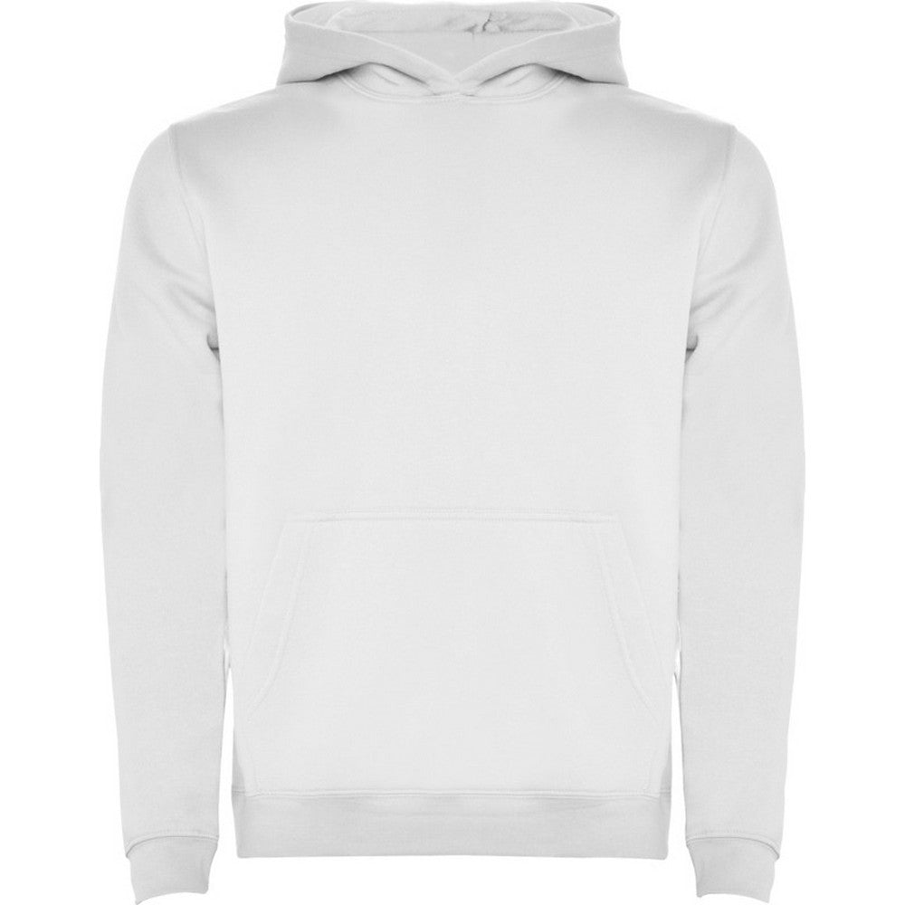 White - Front - Roly Childrens-Kids Urban Drawstring Hoodie