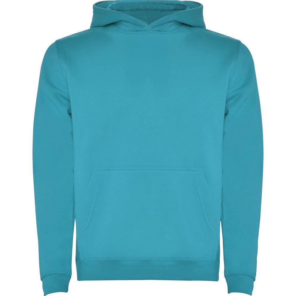 Turquoise - Front - Roly Childrens-Kids Urban Drawstring Hoodie