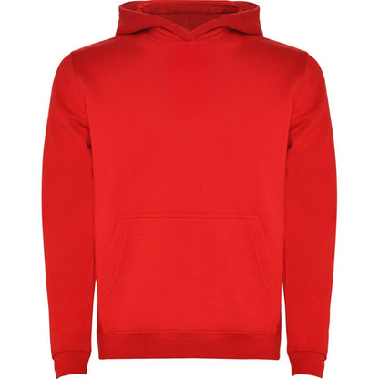Red - Front - Roly Childrens-Kids Urban Drawstring Hoodie