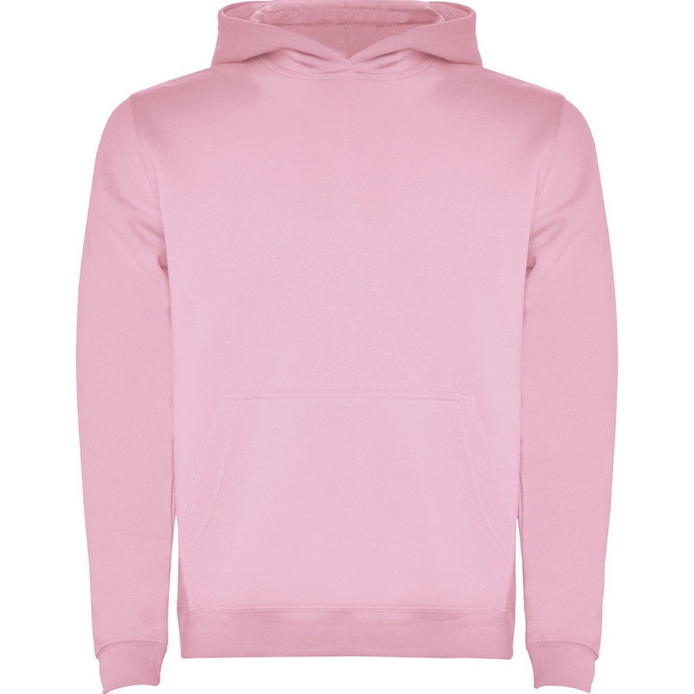 Light Pink - Front - Roly Childrens-Kids Urban Drawstring Hoodie