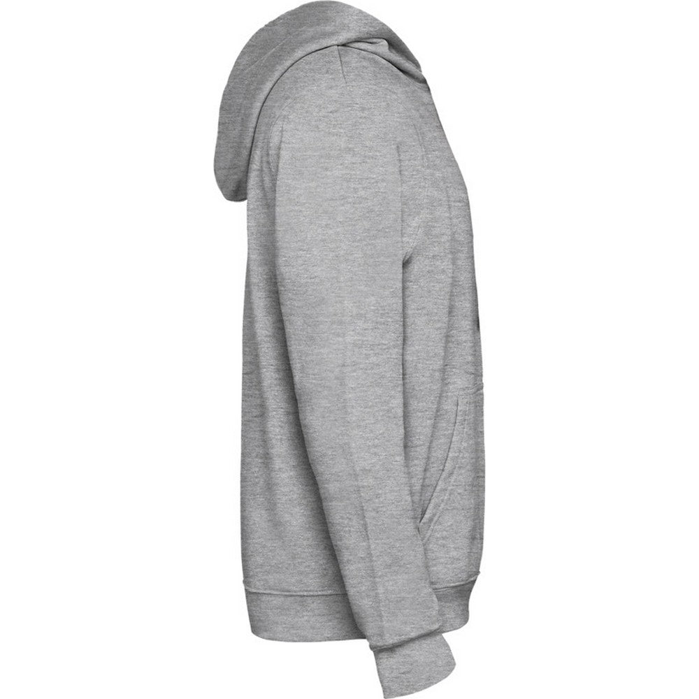 Grey Marl - Side - Roly Childrens-Kids Urban Drawstring Hoodie