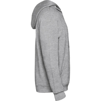 Grey Marl - Side - Roly Childrens-Kids Urban Drawstring Hoodie