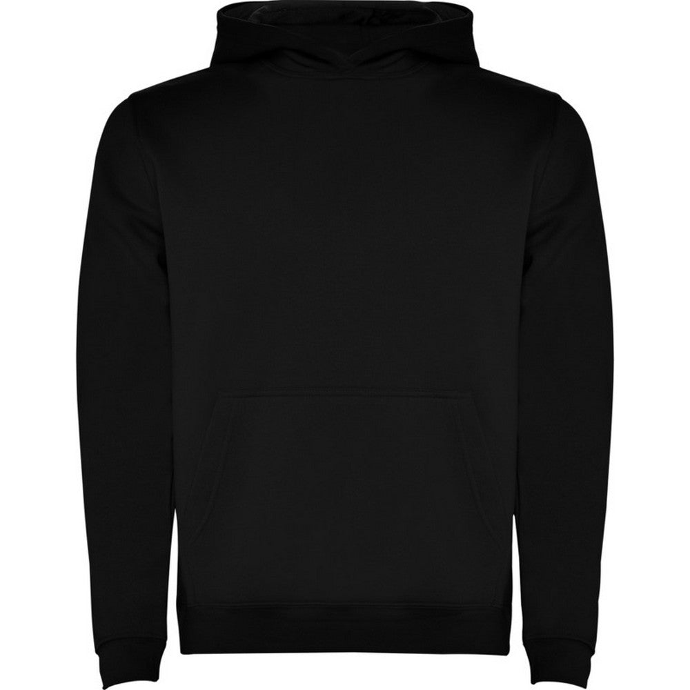 Black - Front - Roly Childrens-Kids Urban Drawstring Hoodie